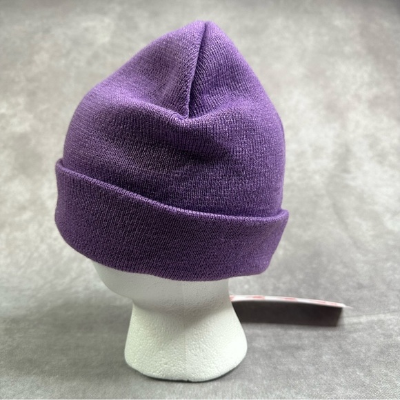 Kappa Lavender Purple Cuffed Beanie Embroidered Spell Out Logo NWT Outdoors - Picture 2 of 5
